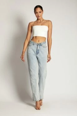 WXI Yvonne Cami Crop Top - White All Tops