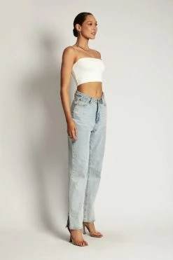 WXI Yvonne Cami Crop Top - White All Tops