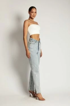WXI Yvonne Cami Crop Top - White All Tops
