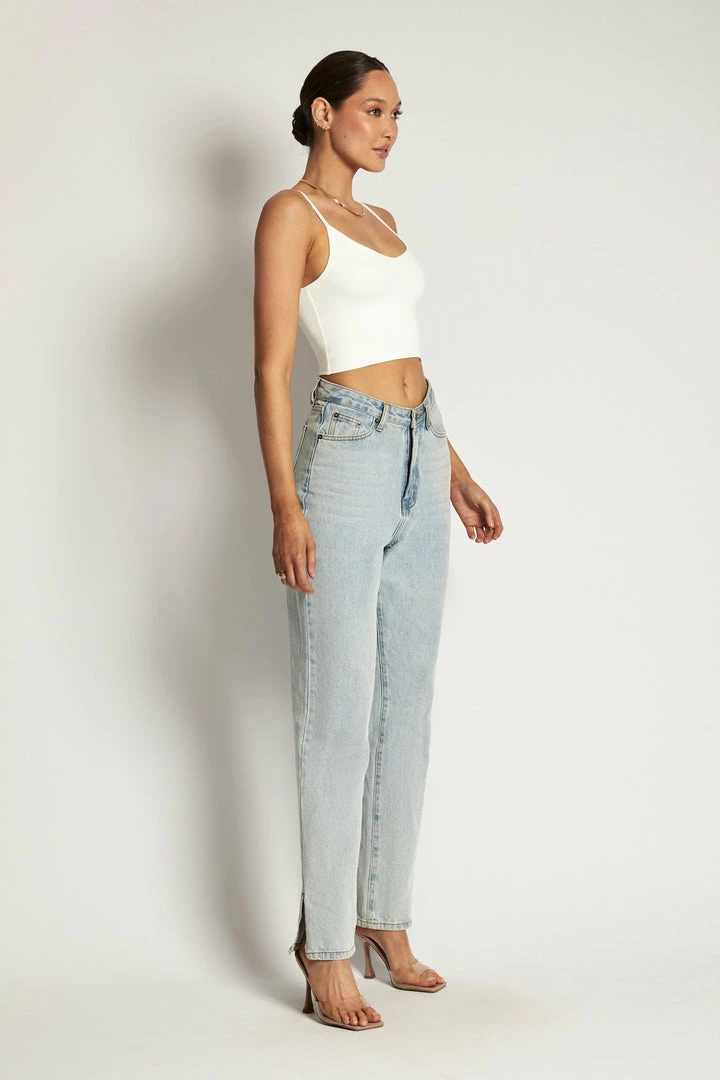 WXI Willa V Neck Crop Cami Top - White All Tops 5 WXI Willa V Neck Crop Cami Top - White All Tops