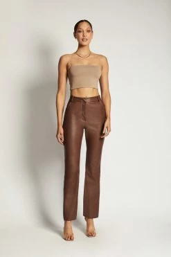 WXI Yvonne Cami Crop Top - Latte All Tops