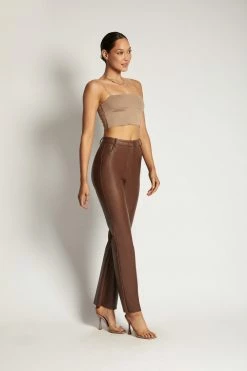 WXI Yvonne Cami Crop Top - Latte All Tops