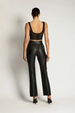 WNT All Tops Delaney Corset Bustier - Black