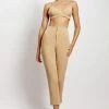 WNT Indie High Waist Pants - Camel Two Piece Sets
