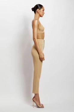 WNG Cynthia Triangle Bralette - Camel Two Piece Sets