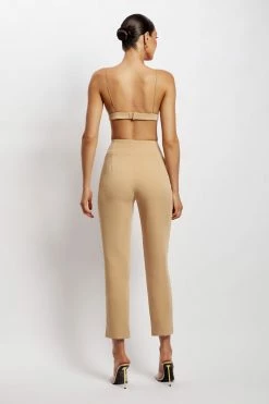 WNG Cynthia Triangle Bralette - Camel Two Piece Sets