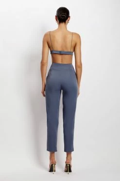 WNT Indie High Waist Pants - Steel Blue