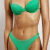 GLD Ivanna Thong Bikini Bottoms - Green Sparkle