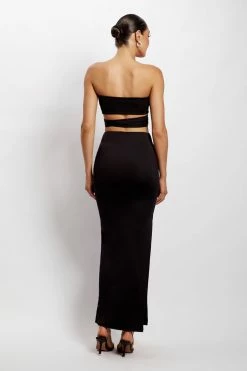 WXI Two Piece Sets Lea Multi Way Crop Top - Black