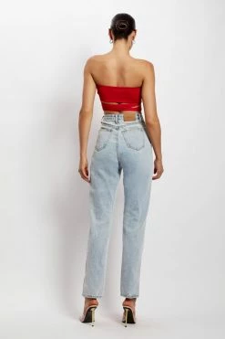 WXI Lea Multi Way Crop Top - Chilli Pepper Two Piece Sets