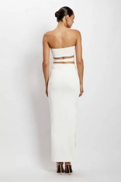 WXI Lea Multi Way Crop Top - White Two Piece Sets