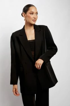 WNT Two Piece Sets Madison Oversized Blazer - Black