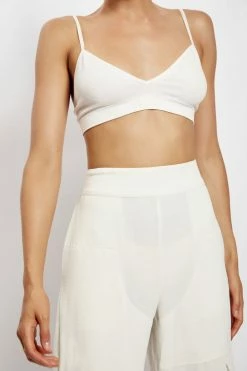 WNT Malika Straight Leg Trousers - Ivory