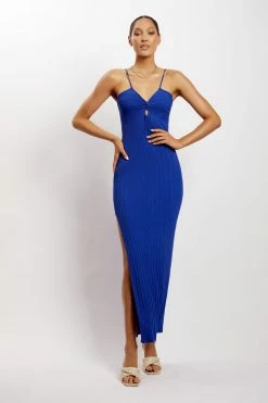 EMS Diba Midi Strappy Knit Dress - Cobalt Blue 13 EMS Diba Midi Strappy Knit Dress - Cobalt Blue