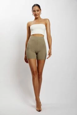 ROM All Bottoms Lisa Ribbed Booty Short - Moss 8 ROM All Bottoms Lisa Ribbed Booty Short - Moss