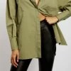 WNT Talia Oversized Shirt - Green