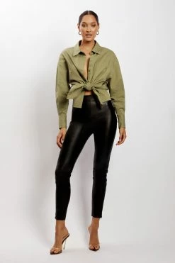 WNT Talia Oversized Shirt - Green