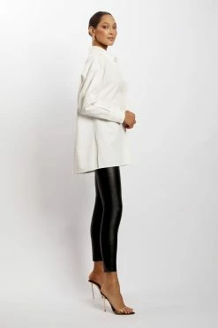 WNT Talia Oversized Shirt - White All Tops 13 WNT Talia Oversized Shirt - White All Tops