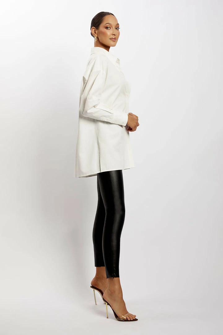 WNT Talia Oversized Shirt - White All Tops 3 WNT Talia Oversized Shirt - White All Tops