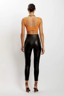 EMS Aleah Knit Crop Top - Mandarin Two Piece Sets