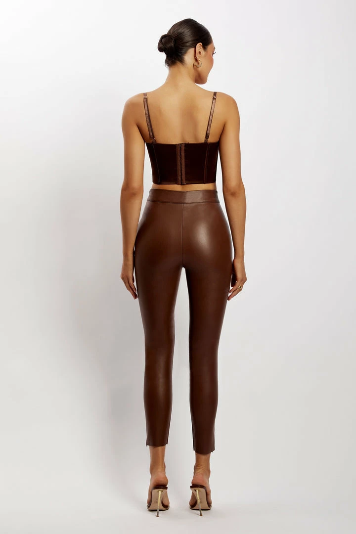 QNG Lake Lace Cami Crop Top - Chocolate All Tops 3 QNG Lake Lace Cami Crop Top - Chocolate All Tops