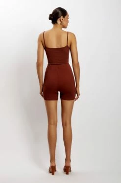 ROM Lisa Ribbed Booty Short - Spice 9 ROM Lisa Ribbed Booty Short - Spice