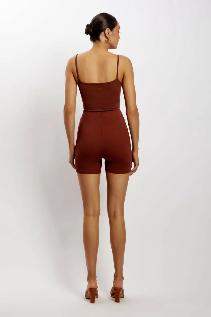 ROM Lisa Ribbed Booty Short - Spice 3 ROM Lisa Ribbed Booty Short - Spice