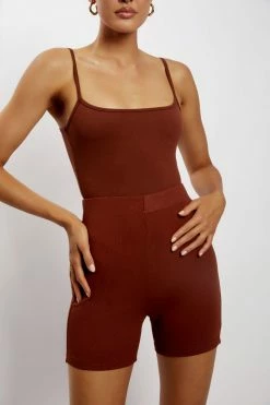 ROM Lisa Ribbed Booty Short - Spice 11 ROM Lisa Ribbed Booty Short - Spice