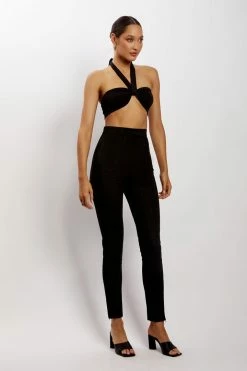 WNT Bianca Suede Leggings - Black 13 WNT Bianca Suede Leggings - Black