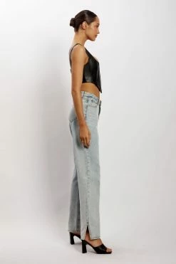 LCH All Tops Kali Faux Leather Corset - Black 17 LCH All Tops Kali Faux Leather Corset - Black