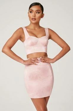 QNG Jodie Mini Skirt - Pink All Bottoms