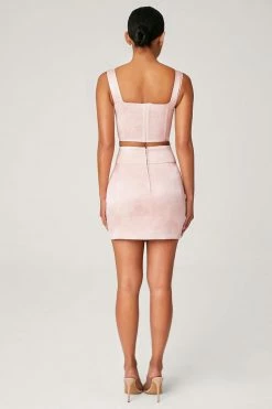 QNG Jodie Mini Skirt - Pink All Bottoms