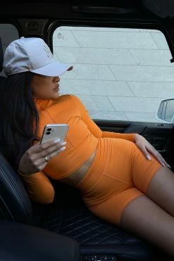 MGH Carly Bike Shorts - Tangerine