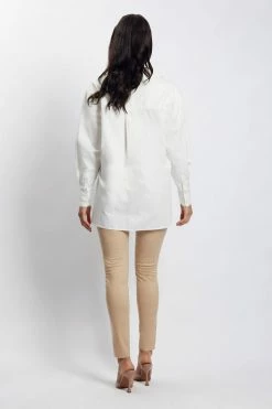 WNT Talia Oversized Shirt - White All Tops 18 WNT Talia Oversized Shirt - White All Tops