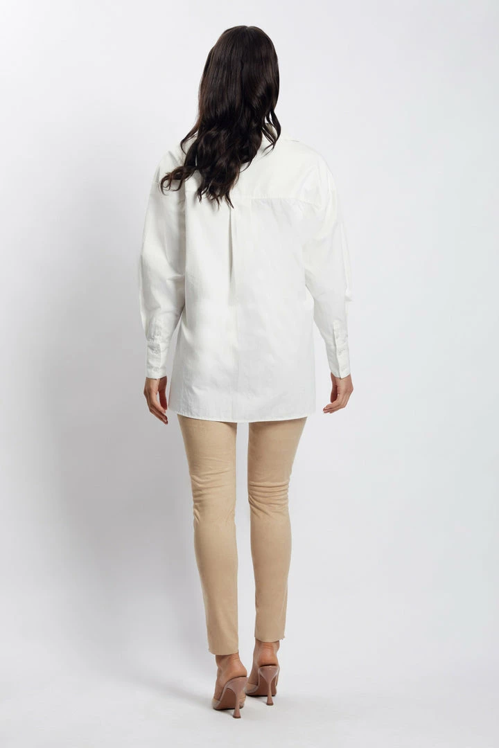 WNT Talia Oversized Shirt - White All Tops 8 WNT Talia Oversized Shirt - White All Tops
