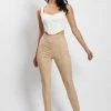 WNT Bianca Suede Leggings - Sand