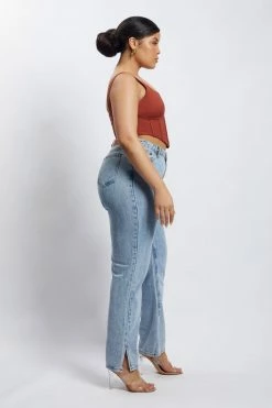 QNG Zali Jersey Sweetheart Corset - Biscuit